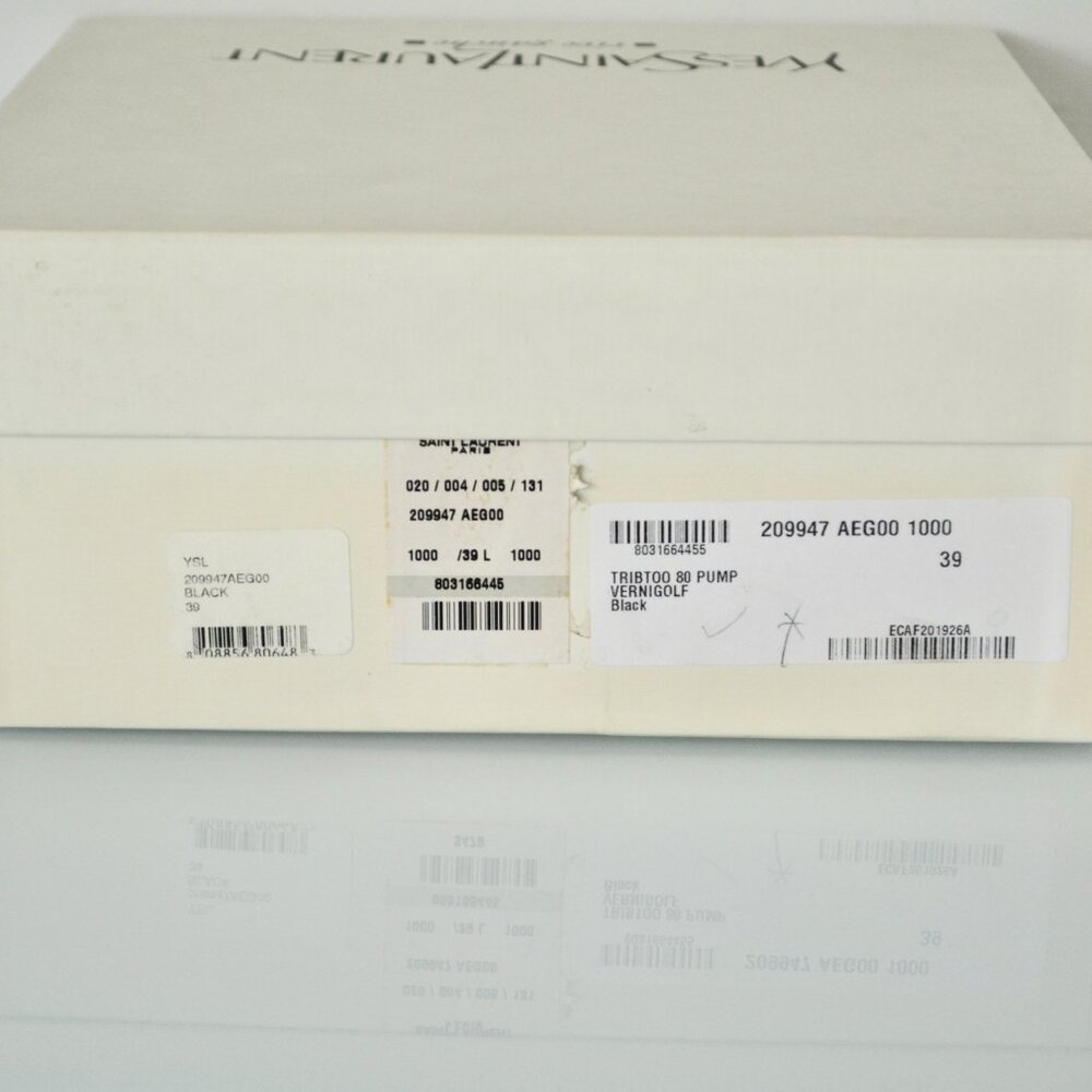 NIB Yves Saint Laurent Tribtoo Tribute Leather Pumps Shoes - Picture 9 of 9